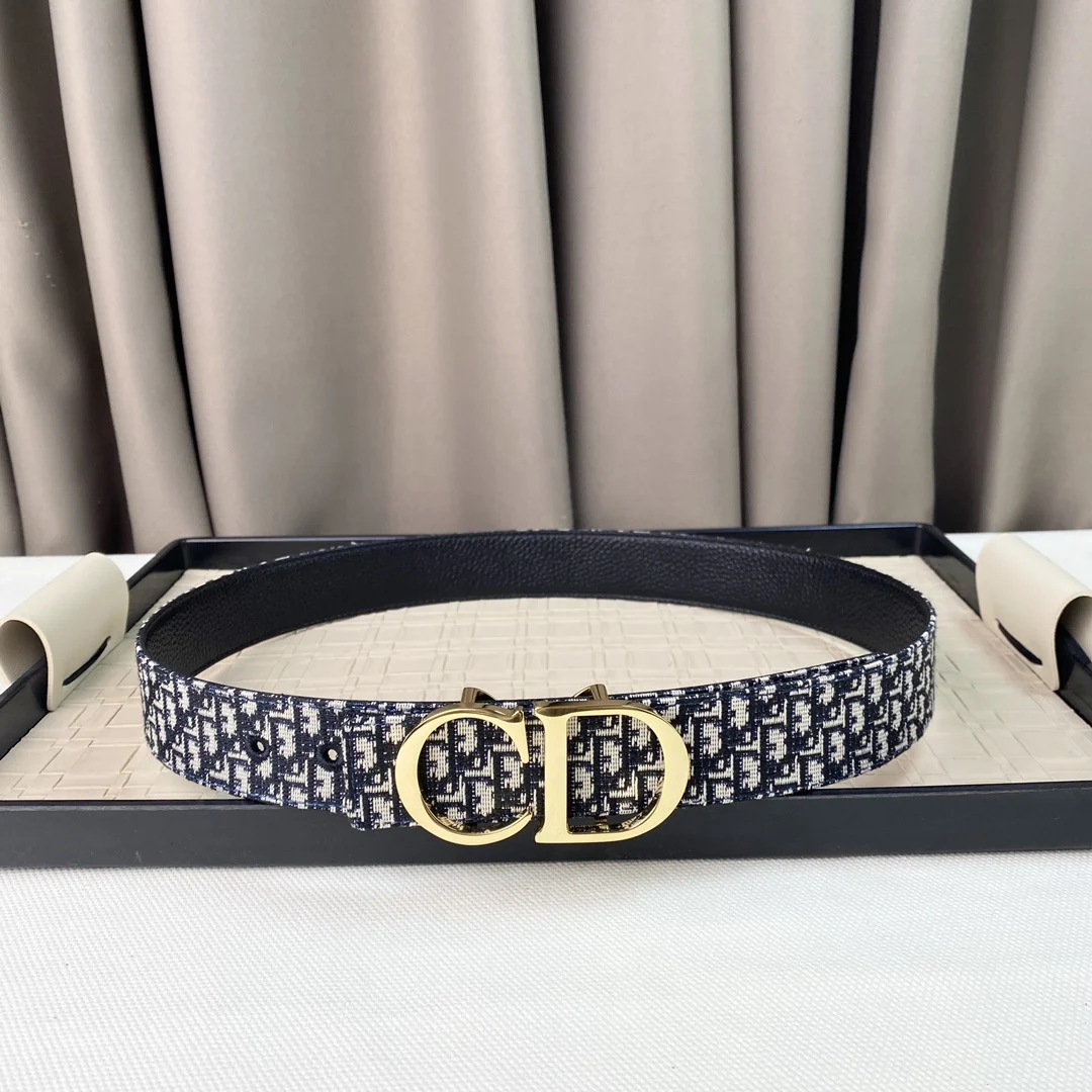 ремень Dior пояс Феррагамо Настоящая воловья кожа Ширина 3 cm длина 120cm