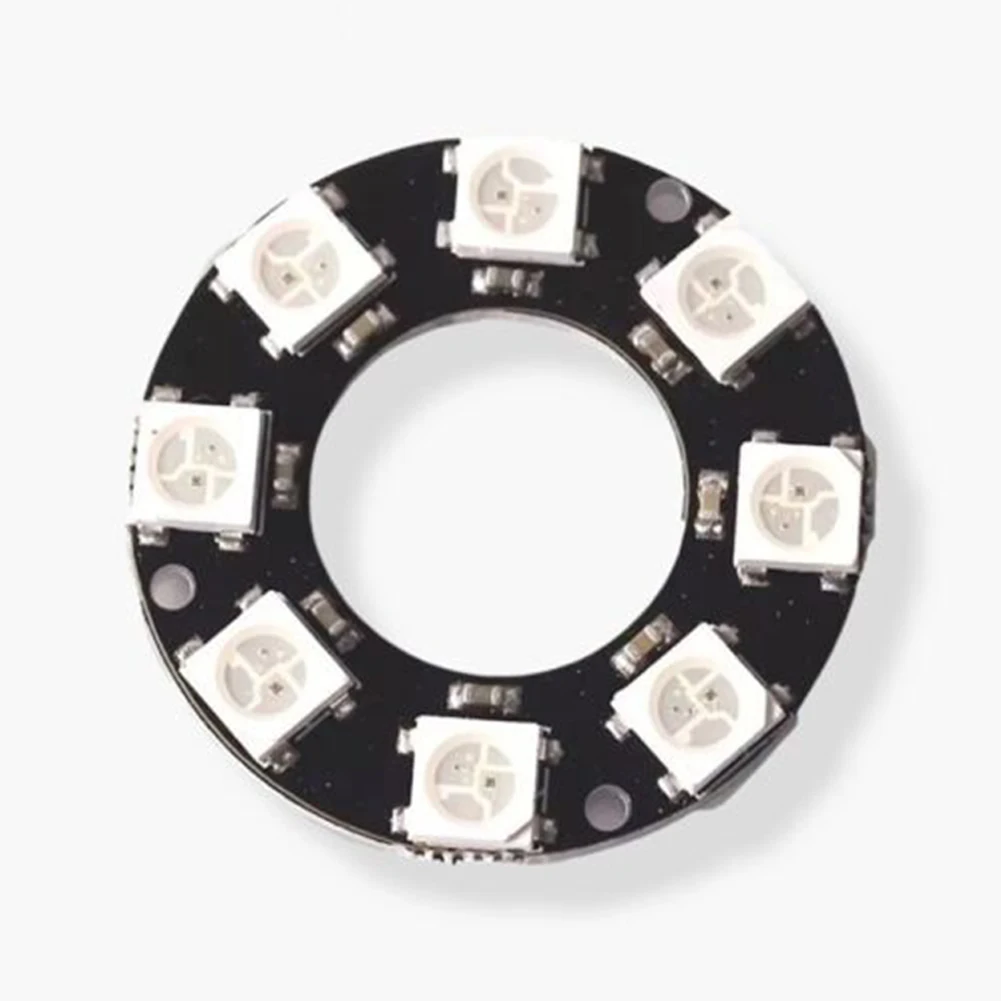 

5V LED Ring Individual Addressable RGB LED NeoPixel Ring For Arduino WS2812 Full-color Driver Lamp Portable Lighting Accessories