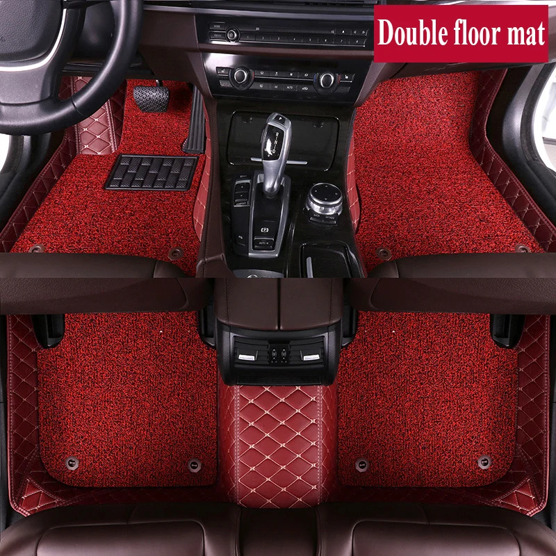 Автомобильные коврики для Peugeot 2008 P24 2020 2021 2022 кожаные прочный коврик антигрязные