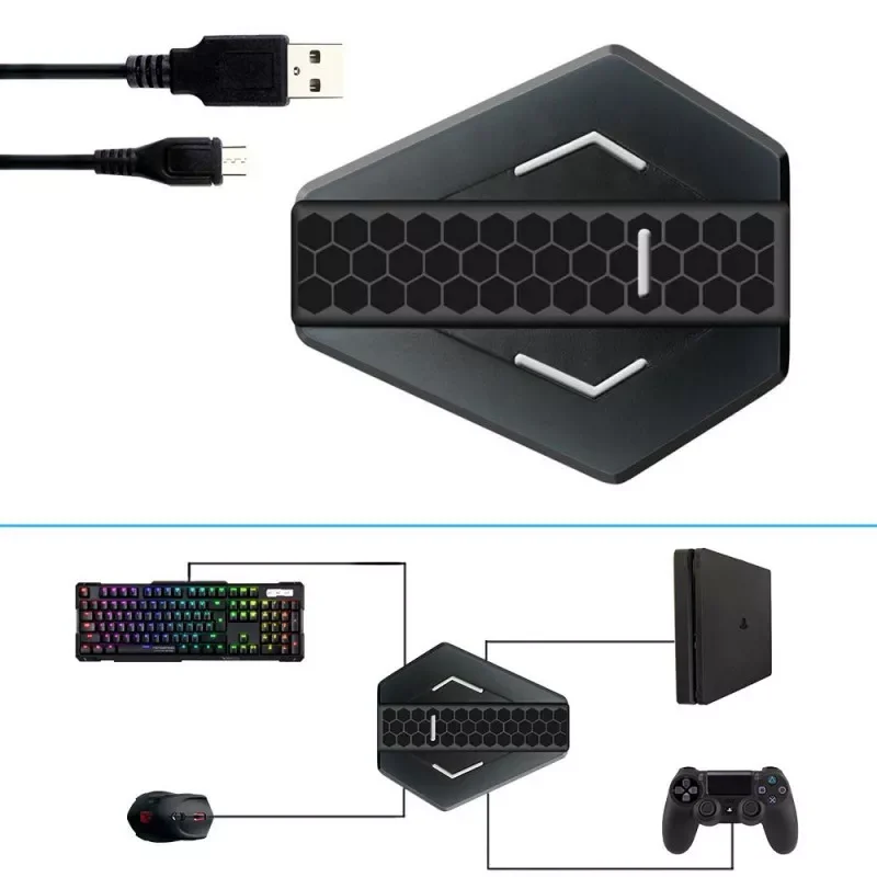 

Переходник для P4/P3/Xbox One/Xbox -360, USB-конвертер Plug And Play для игровых консолей Nintendo Switch