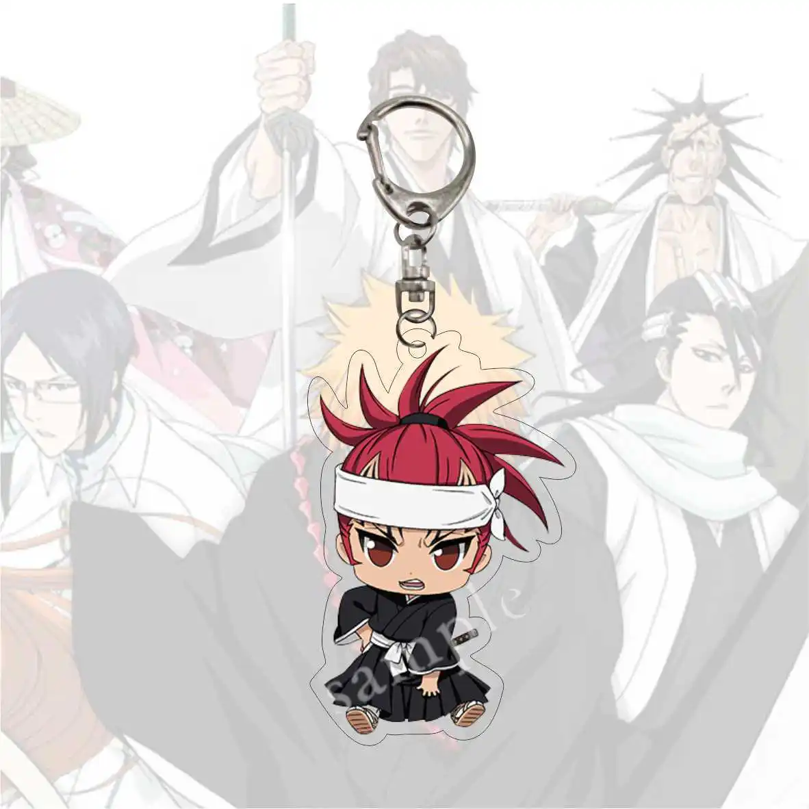 Аниме отбеливающие акриловые брелки для ключей Kurosaki Ichigo Ishida Uryuu Kuchiki рукания
