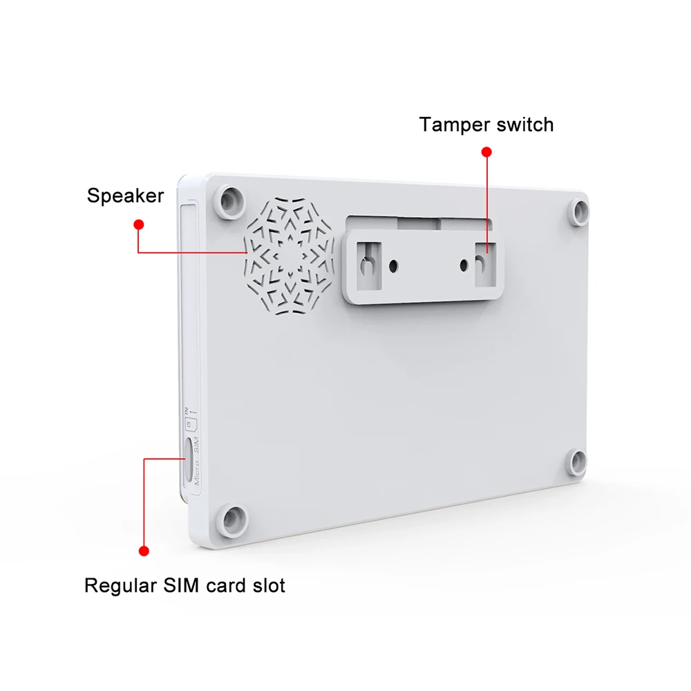 Tuya APP Remote Control Touch Screen WIFI+ GSM Alarm System Home Security Alarm Sensor PIR Detector Door Contact Rifd Card enlarge