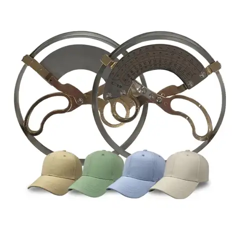 Модернизированный инструмент для измерения размера шляпы Ножничного типа кольцевой компас ручной Фрезер размер r-качественный Металличес...