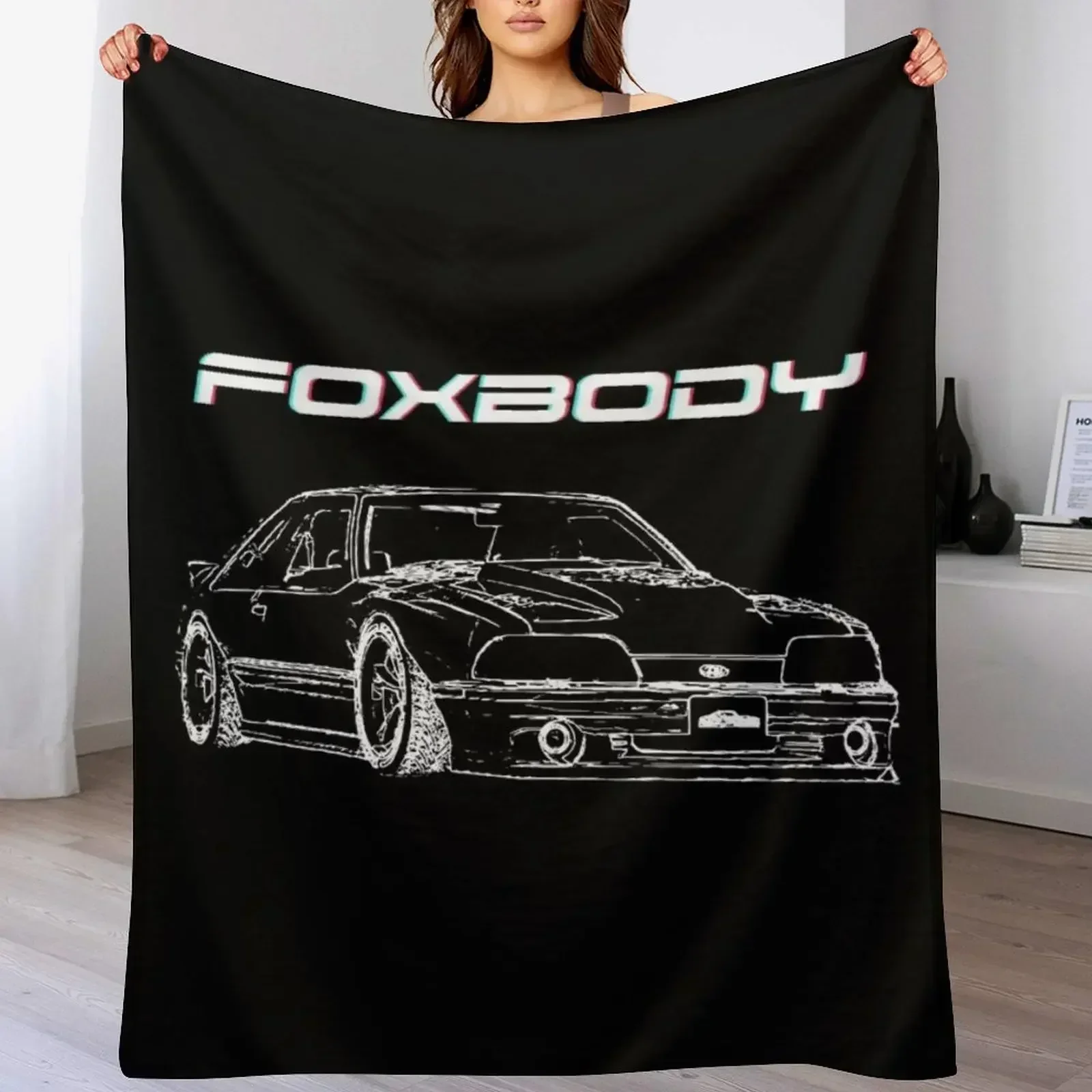 Фланелевое одеяло Mustang Fox Body