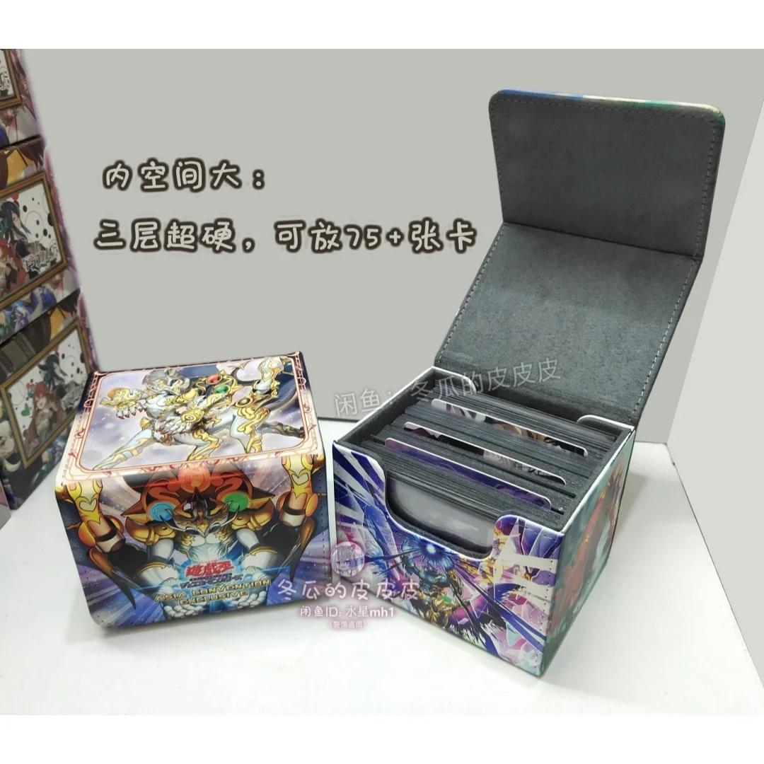 Фото Подходит для Yu-Gi-Oh! Коробка для хранения карт Ryu-Gu Rising - Kairo Ryu-Gu Emva Sosei Ryu-Gu Mistva OCG, коллекционная коробка для хранения карт, игрушки. №1