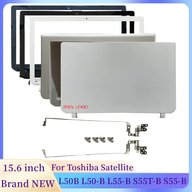 

Новинка, корпус для ноутбука Toshiba Satellite L50 L55, зеркальная задняя крышка для ЖК-дисплея, передняя рамка, петли, без касания