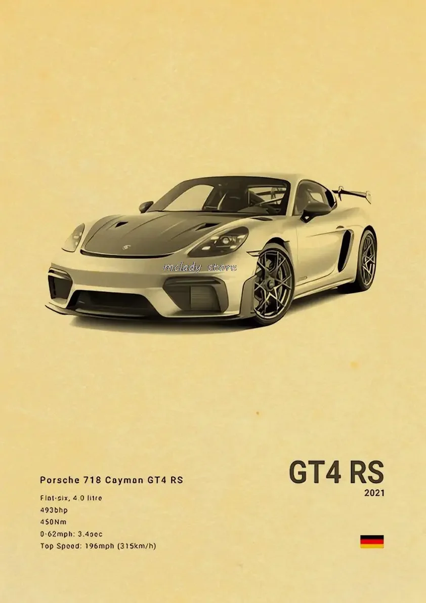 Винтажные постеры из крафт-бумаги