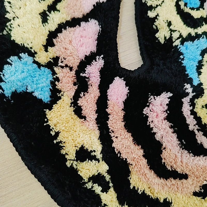 Большой тафтинговый ковер с тиграми напольный коврик специальной формы