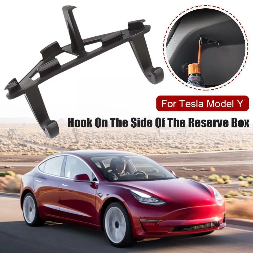 

Задняя вешалка для Tesla модели Y, боковая подшипниковая сумка для хранения, аксессуары для багажника, крючок-держатель, автомобильный винт J3T8