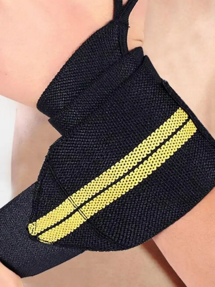 

Men and Women Fitness Weightlifting Wristband Strength Training Wrist Rest Support Band Durable Elastic Breathable Wristband