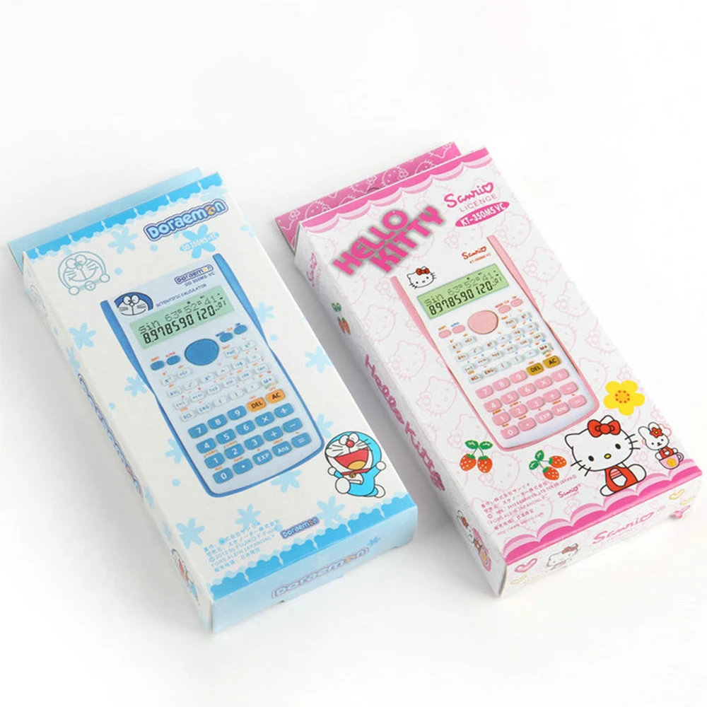 Hello Kitty Electronic Calculator Desktop Home Office School Financial Accounting Tool Slide Science Function Calculation Gifts images - 6