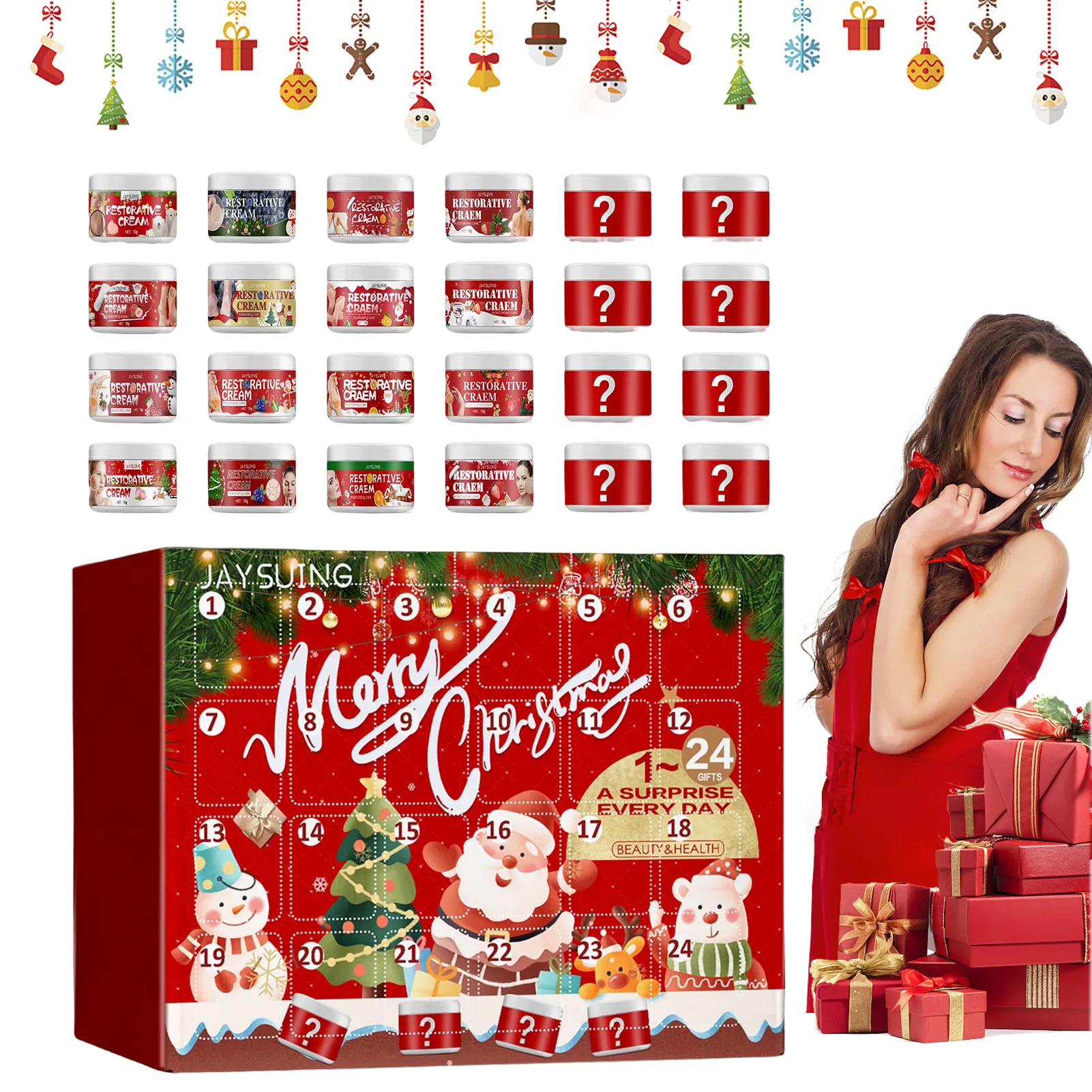 

Advent Calendar 2022 24 Days Christmas Advent Calendar For Girls Skin Care Set Beauty Advent Calendar For Women Face And Body