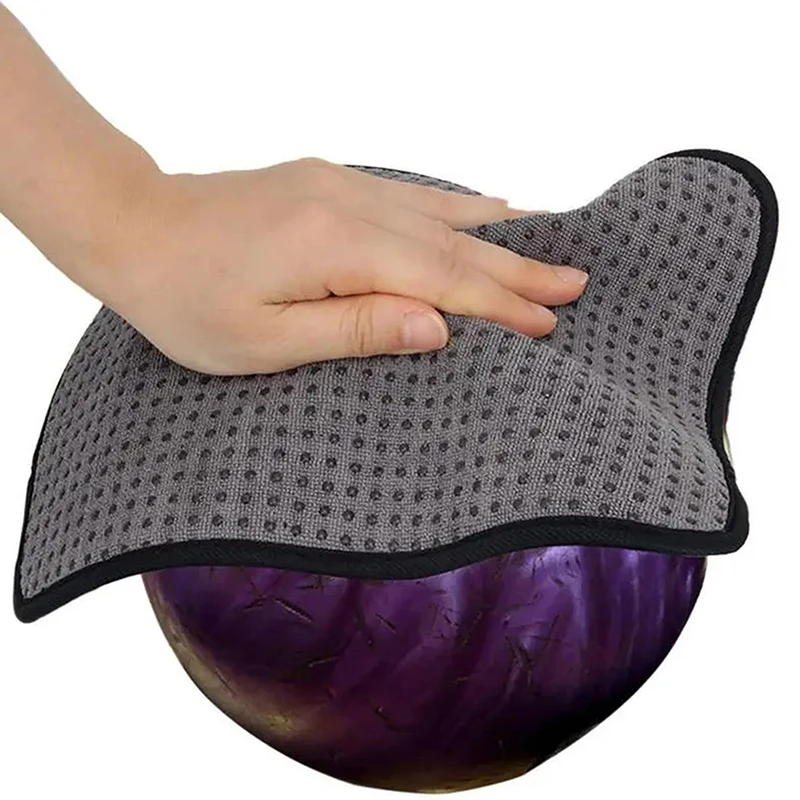 Чистящее полотенце из микрофибры для боулинга нескользящая подушечка моющаяся