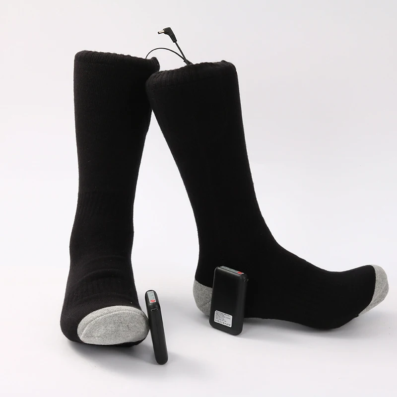 

Зимние теплые уличные носки, термоноски, теплые носки, эластичные удобные регулируемые электрические теплые носки с 3 режимами для пеших пр...