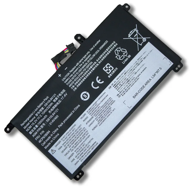 Фото Аккумулятор для ноутбуков Lenovo ThinkPad T570 T580 P52S P51S, артикул 01AV493 SB10L84121, замена батареи P/N SB10L84121 41CP6/38/64 №3