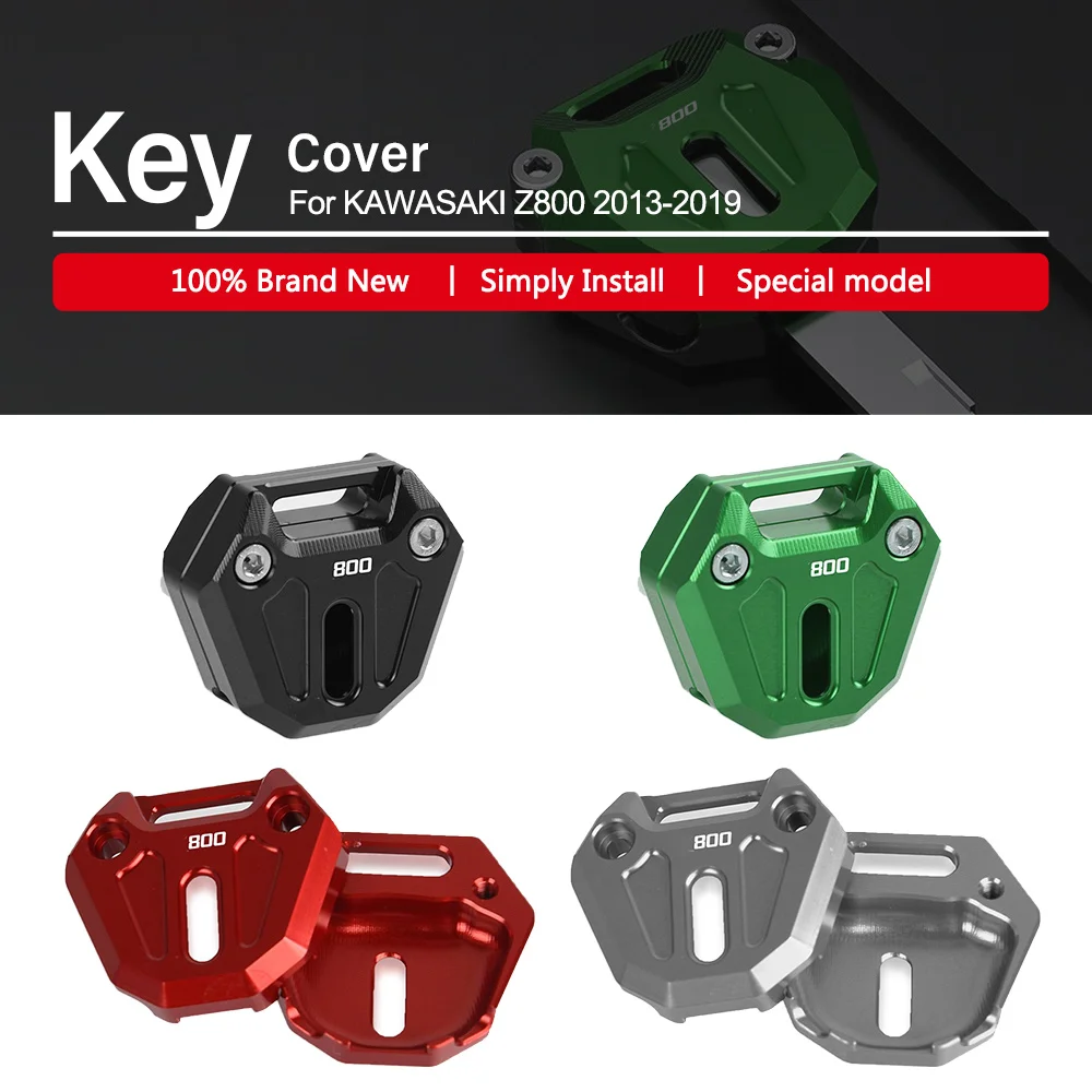 

Motorcycle CNC Key Case Keychain Cover Shell FOR KAWASAKI Z800 2013 2014 2015 2016 2017 2018 2019 Key Cover Cap Keys Case Shell