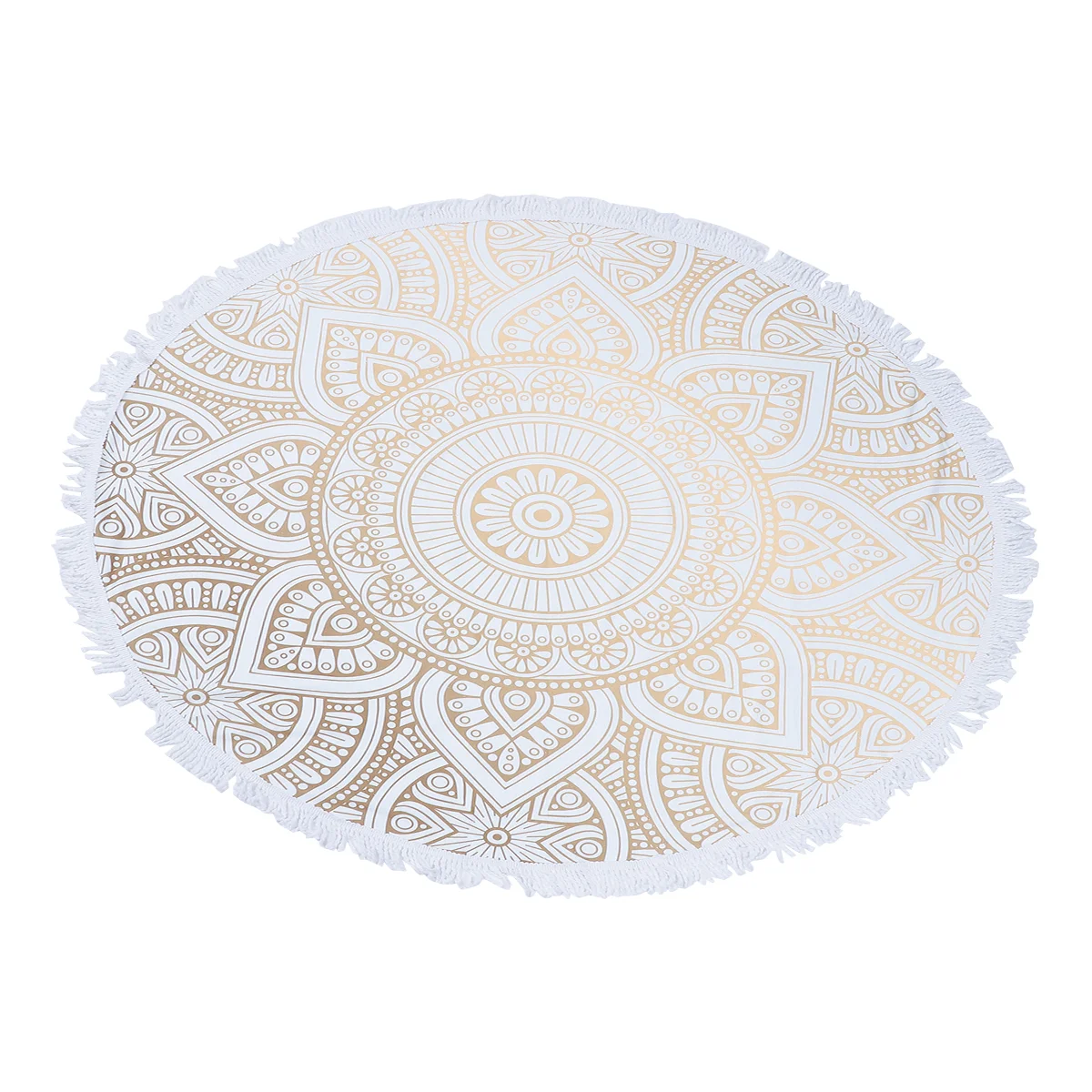 

Mandala Round Beach Towel Bath Circle Tapestry Wall Hanging Yoga Mat Tablecloth Microfiber Picnic Blanket Bohemian