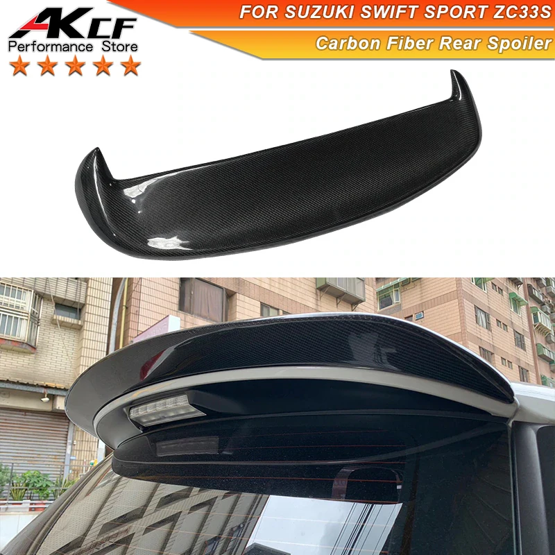 

For Suzuki SWIFT Sport ZC33S 2019-2021 Upgrade Tuning Carbon Fiber Rear Spoiler Performance Kit Rear Wing