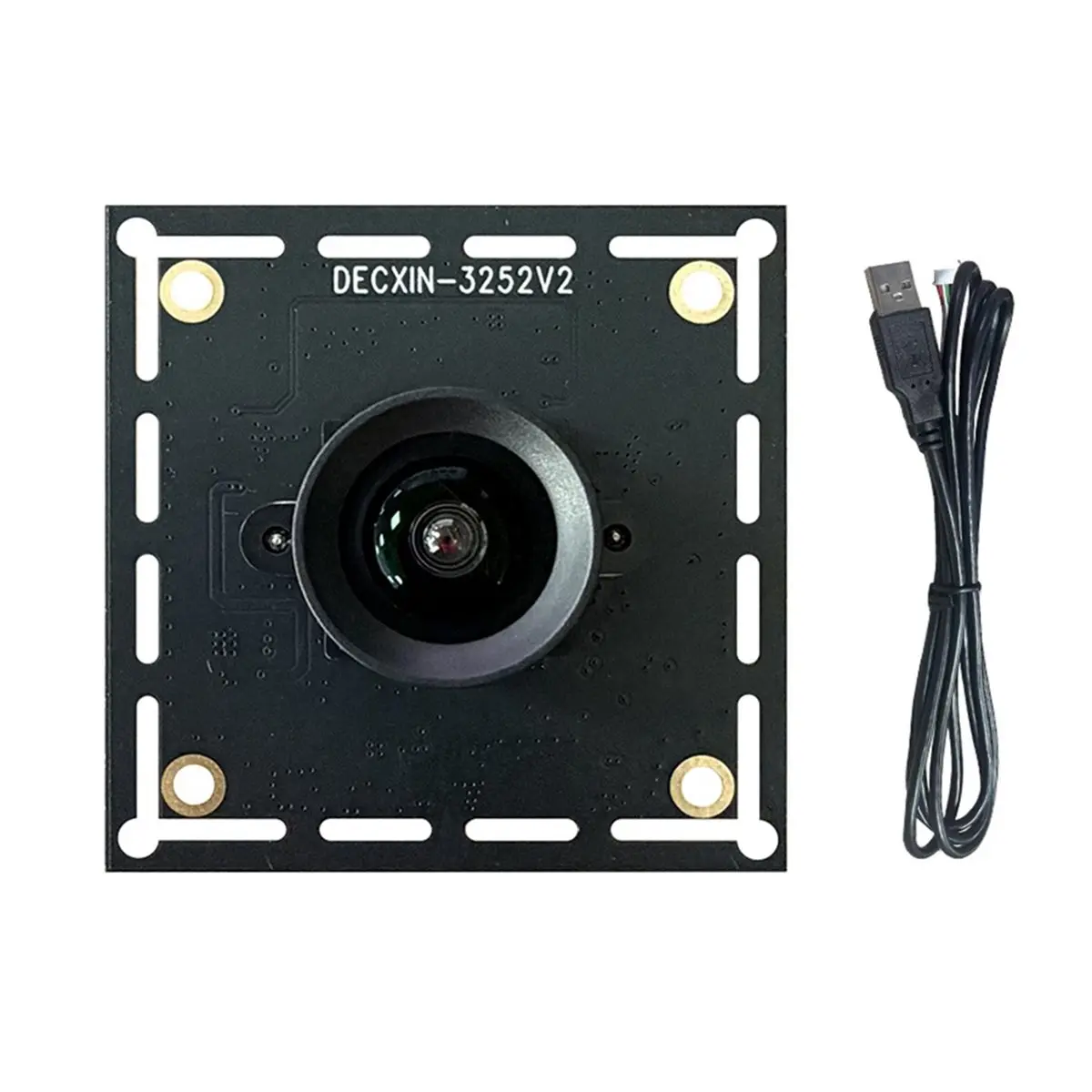 Фото N05R GC2053 2 МП 1080P USB-модуль камеры с углом обзора 100 градусов, без драйверов, с кабелем 2 м, подходит для системы автомат №2