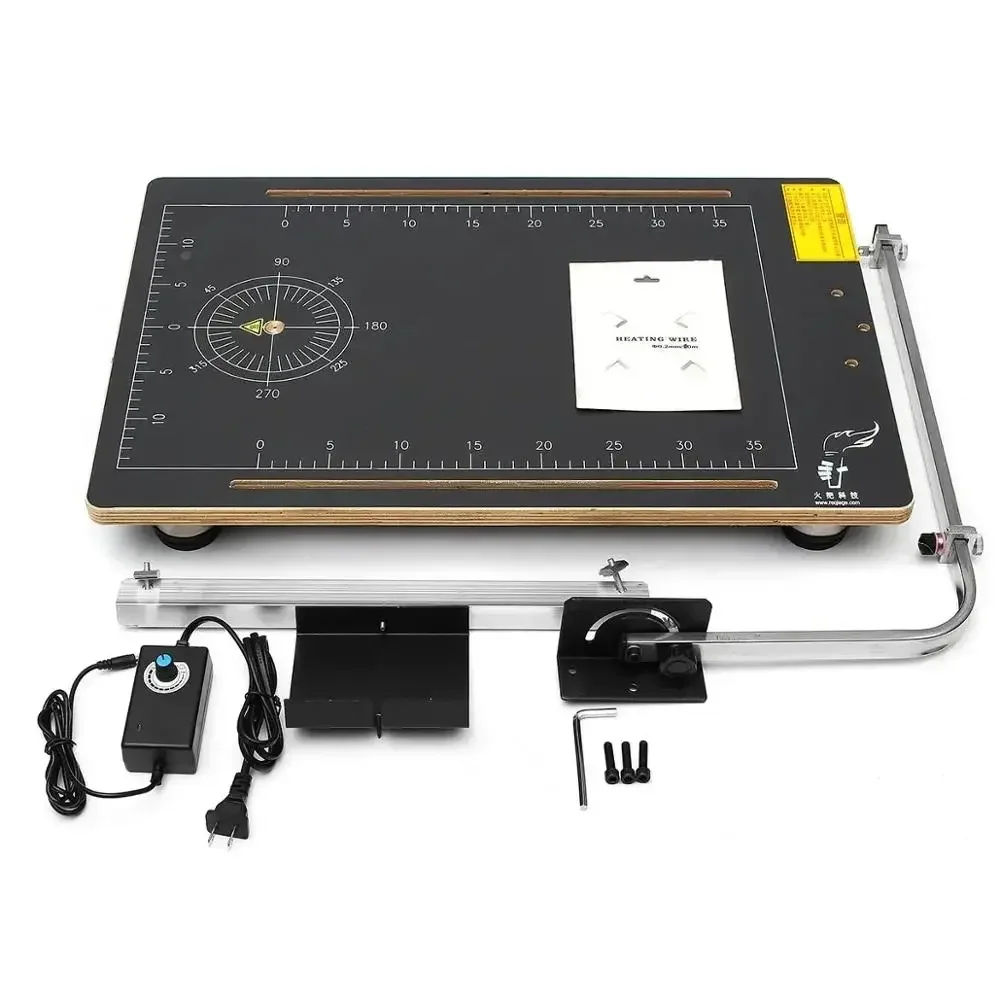 ALLSOME 220V Board Hot Wire Styrofoam Cutter macchina da taglio per schiuma utensili tavolo daitement spina europea