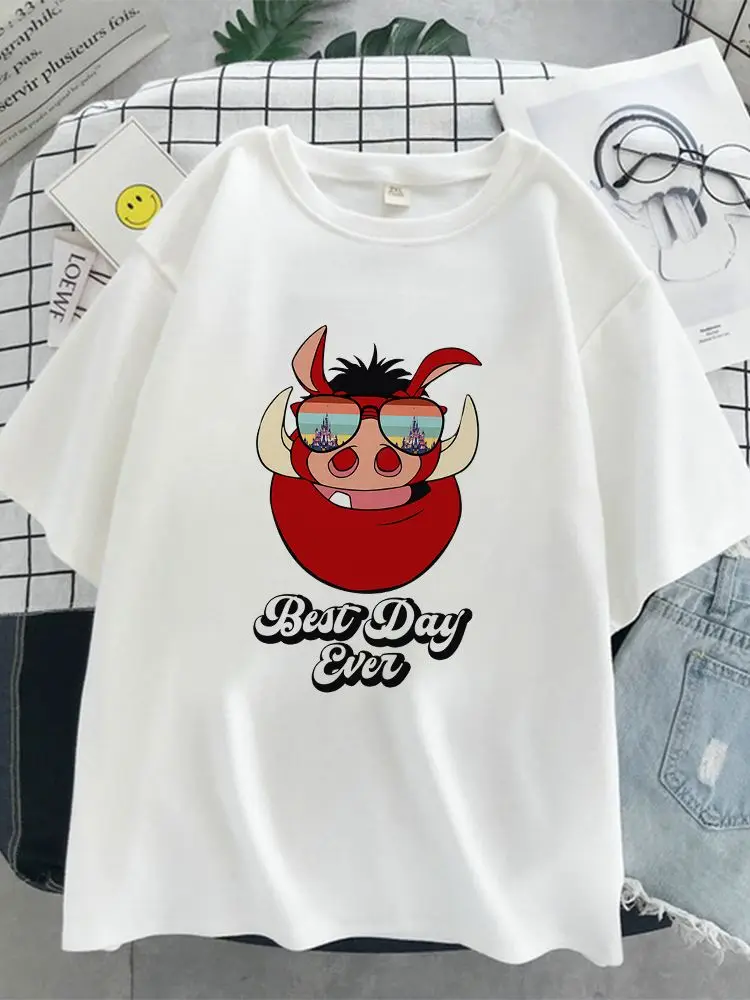 

Футболка женская летняя повседневная с принтом «Король Лев»