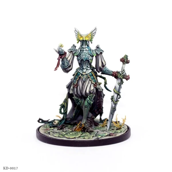 

Resin model kits figure colorless and self-assembled KD-0017