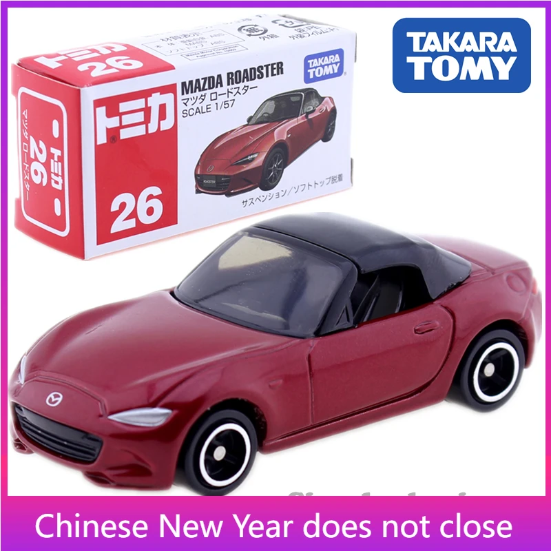 

Takara Tomy Tomica No. 26Mazda Roadster Mould 1:57 Diecast Miniature Alien Convertible Car Magic Kids Toys Model Kit