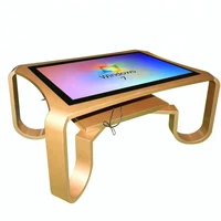 new model 43 inch windows android interactive smart coffee table with touch screen