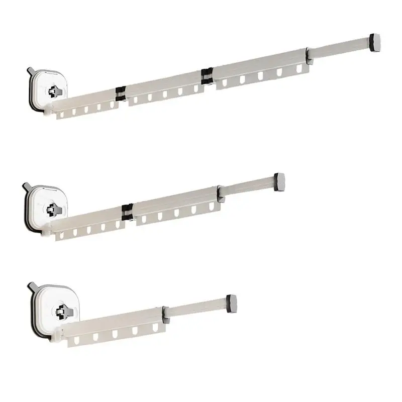 

Выдвижная сушилка для белья, стойка для белья на присоске, настенная Складная сушилка для белья без пробивания отверстий, органайзеры для дома