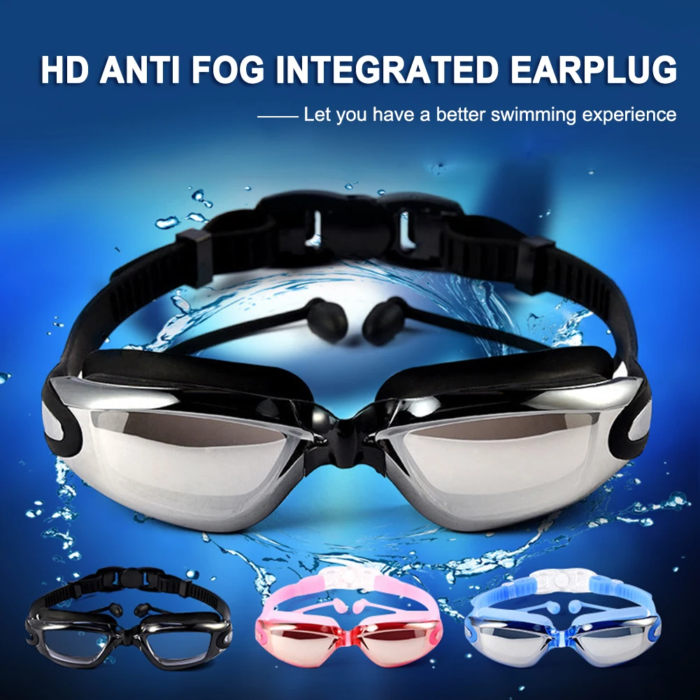 

Waterproof Anti Slip HD Swimming Glasses Eyewear for Women Men Outdoor Water Sports Anti-fog Goggles