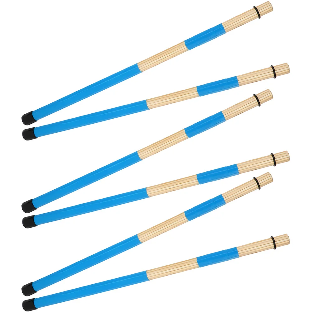 

3 Pairs Drum Brush Percussion Instrument Musical Accessories Performance Drumstick Beam Stick/drum Bamboo