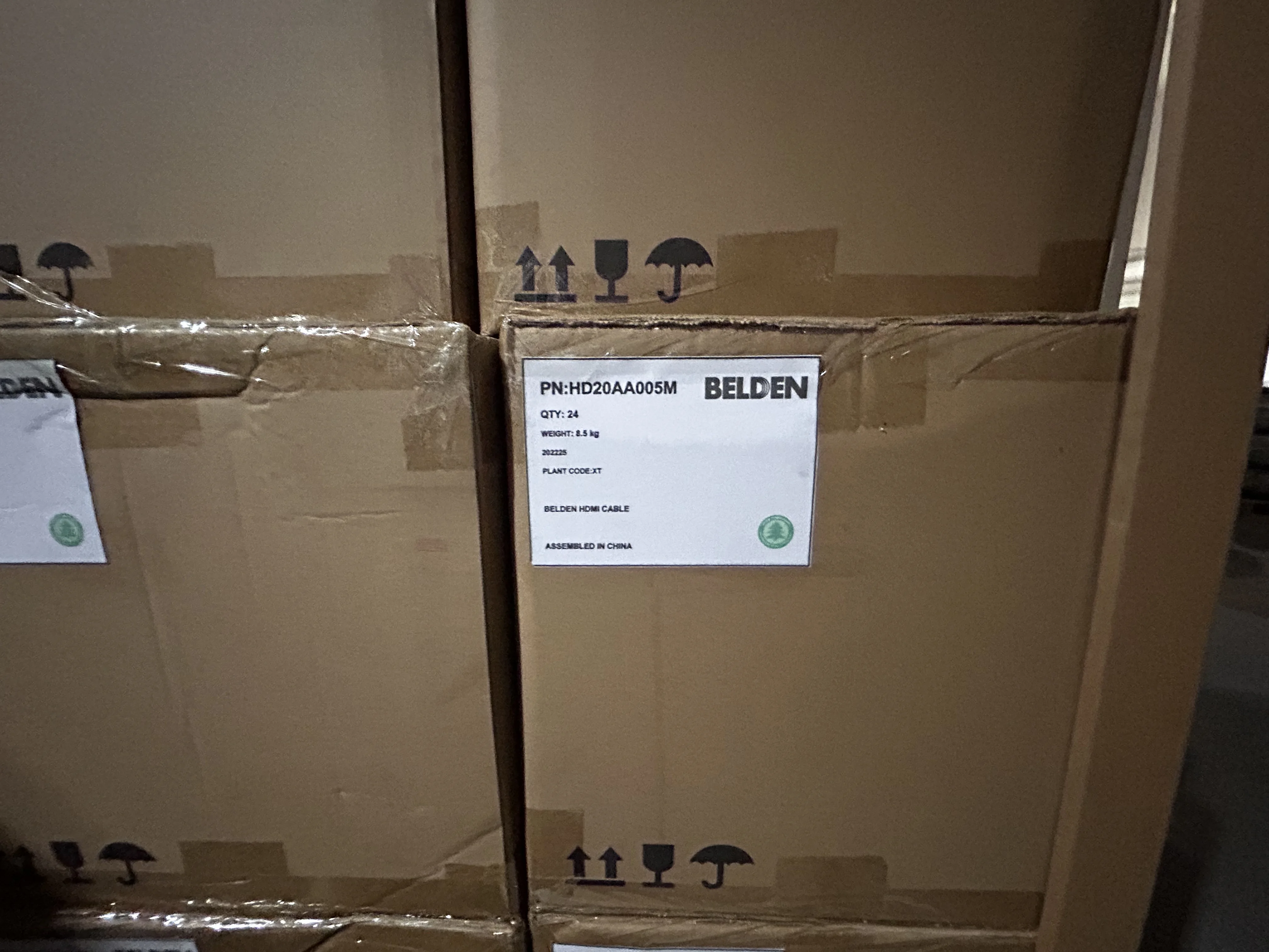 Фото 100% новый оригинальный кабель BELDEN 10GB категории 6A, 4 пары, U/UTP, LSZH, для внутренней прокладки, CPR DCA BELDEN 10GB24D №4