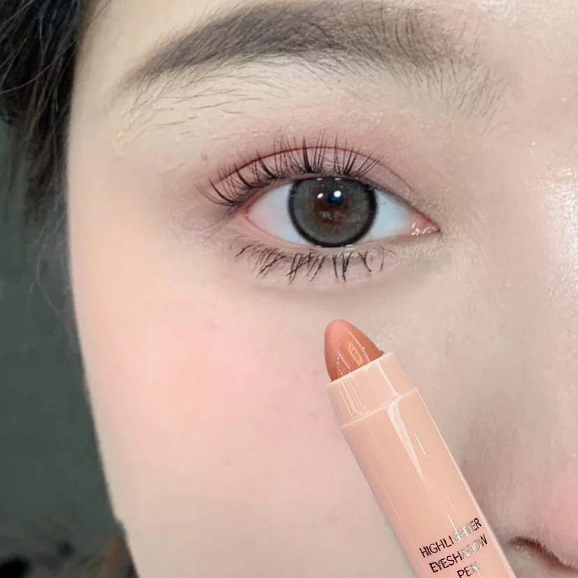 

Silkworm Pink Brown Eyeshadow Stick Waterproof Matte Shimmer Blush Glitter Highlighter Cosmetics Nude Contour Shadow Makeup