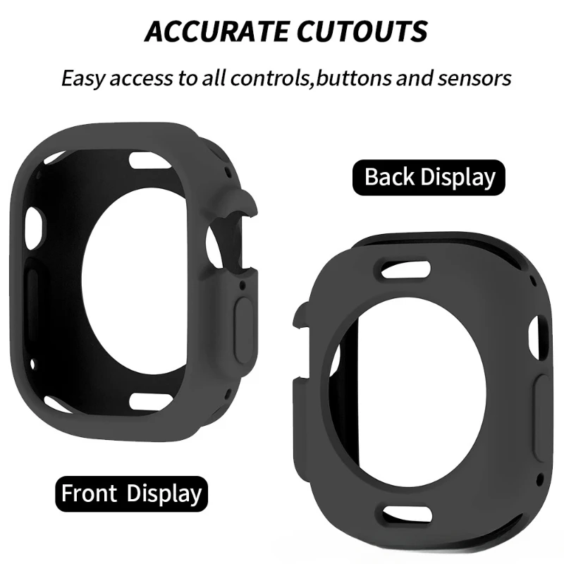 Защитный чехол из ТПУ ярких цветов для Apple Watch S10 42/46 мм