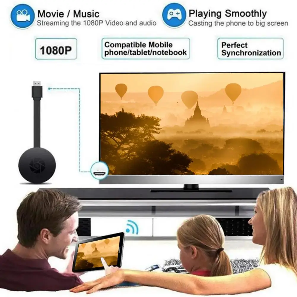Проекционное устройство для телефона с поддержкой разрешения HD Plug Play Wi-Fi HDMI