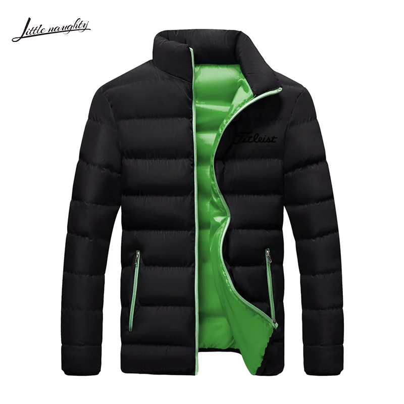 Winter Jacket Men's Fashion Stand Collar Men's Parker Jacket Men's Zipper Padded Jacket Men's Jacket