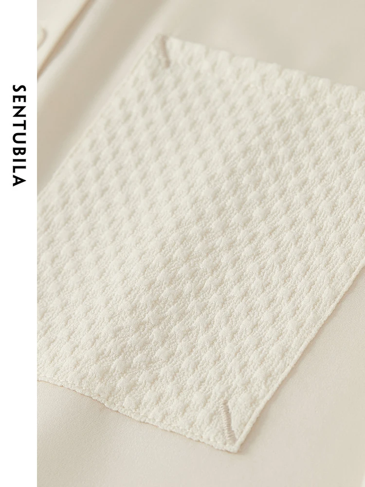 Женская шифоновая рубашка с вышивкой и длинным рукавом