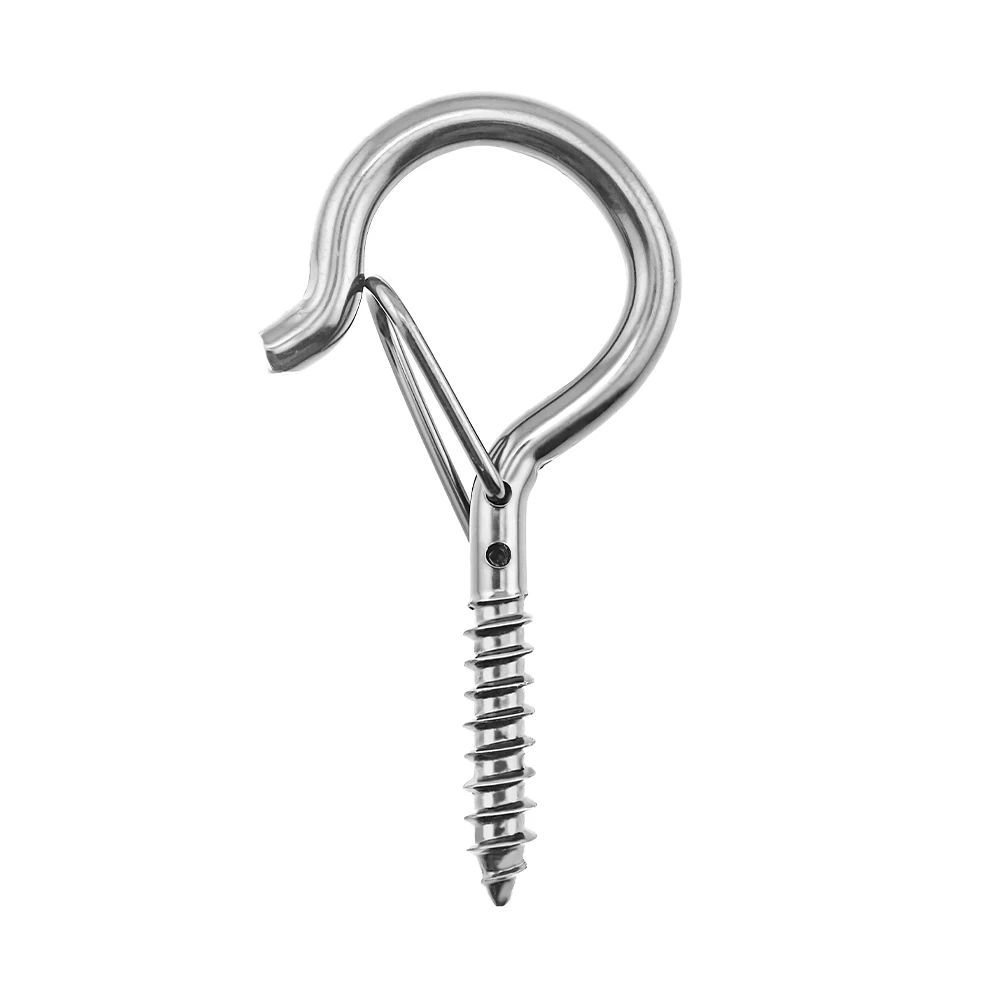 

5-50 шт. многоцветная безопасная пряжка Q-типа с пружинным крючком для освещения растений, подвесные уличные гирлянды, ветрозащитный винтовой крючок