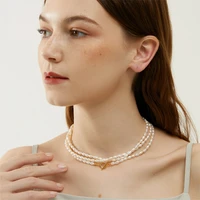 timeless wonder long natural pearl statement necklaces for women designer jewelry kpop party gift boho egirl versatile top 3237