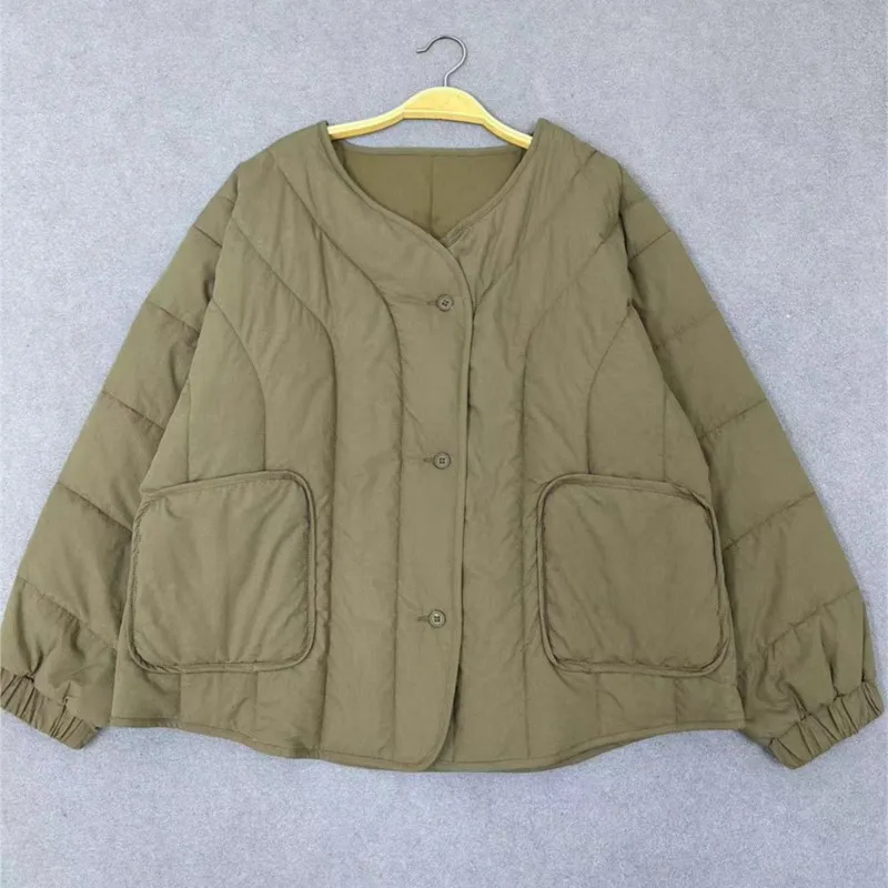 Johnature японские женские повседневные куртки с v-образным вырезом в стиле ретро