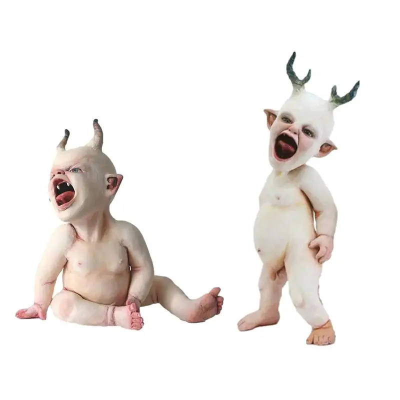 

Декор для Хэллоуина, фестиваль, демон, кровавый ребенок, призрак, событие, искусственная комната, статуя, реалистичный дом с привидениями, украшения для окон в помещении