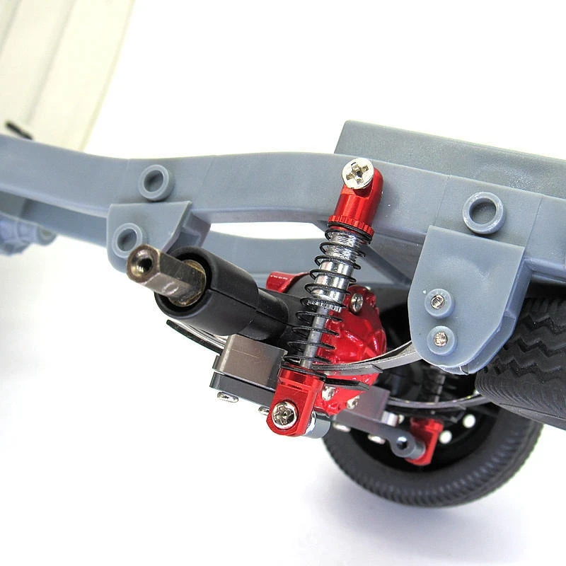 Металлический передний и задний амортизатор с фиксированным кронштейном для WPL