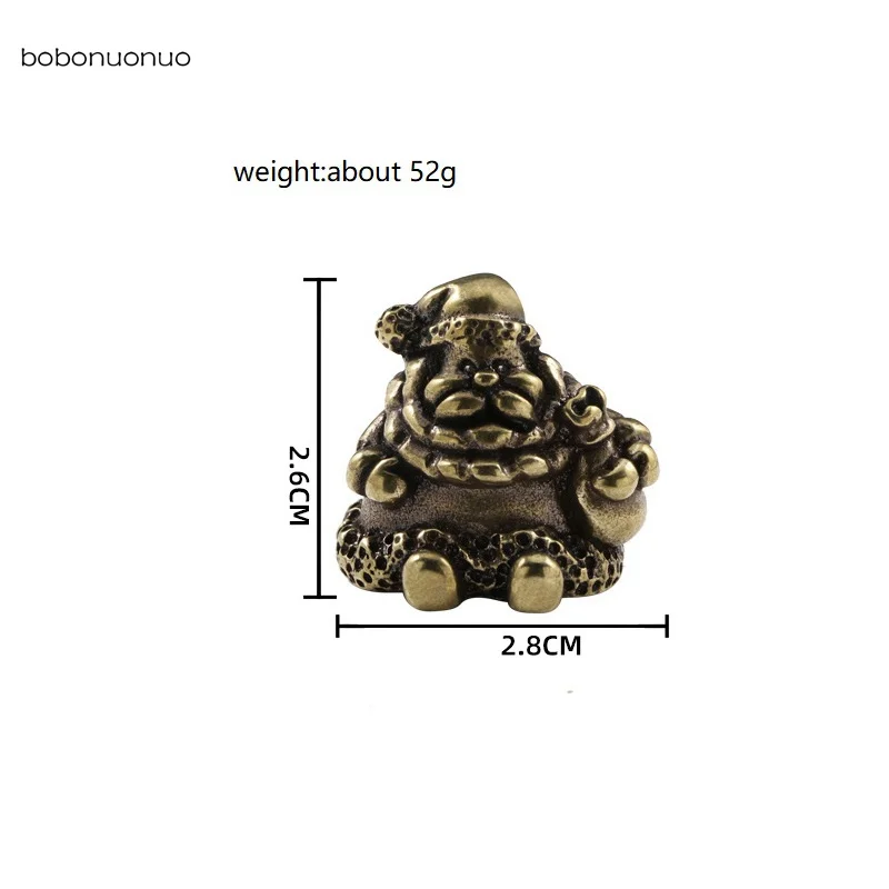 

Миниатюрная статуэтка Санта Клауса из меди
