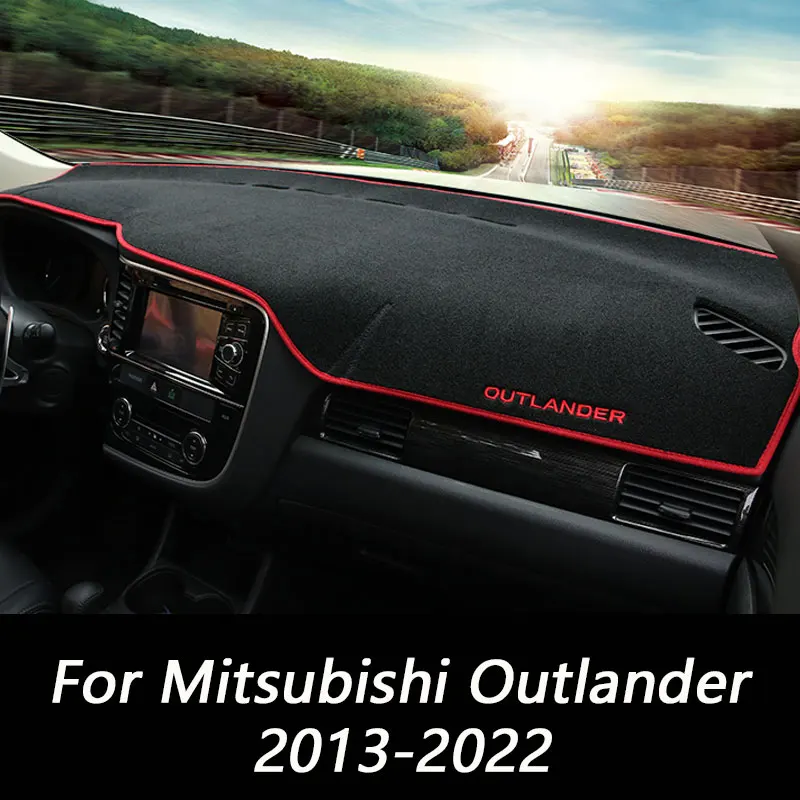 

Car Dashboard Cover Protection Pad For Mitsubishi Outlander Blackout Cloth Central Control Anti-Sun Protection Mat Accessories
