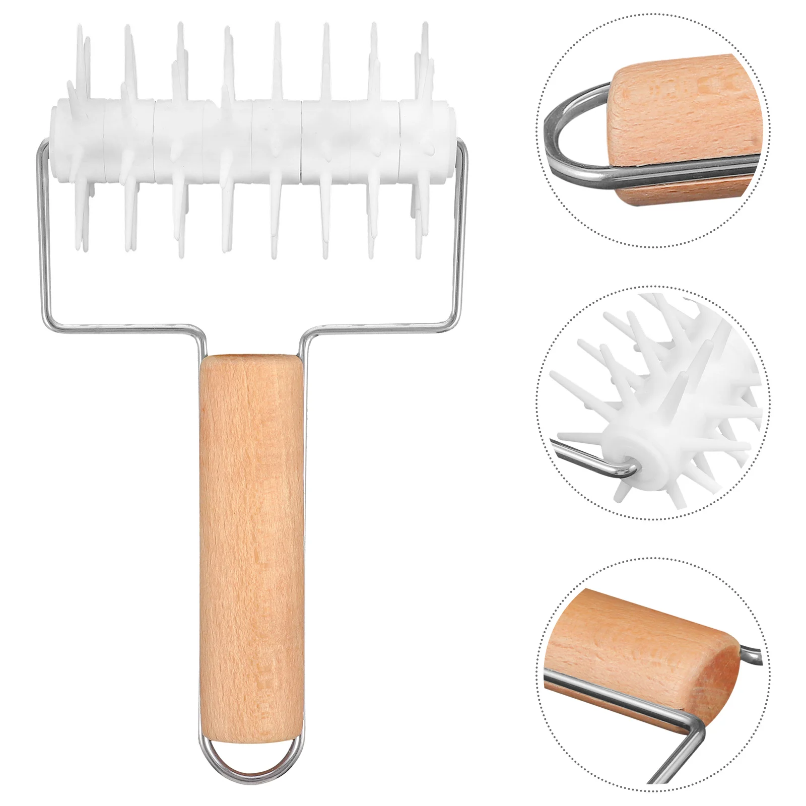 

Pizza Punch Bake Cookies Dough Roller Docker Bread Docker Biscuit Pizza Dough Docker Plastic Dough Roller Docker Baking Tool