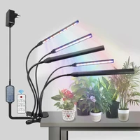 indoor plants full spectrum led grow lights with 150leds 81216h auto onoff timer dimming desk plant light with clip
