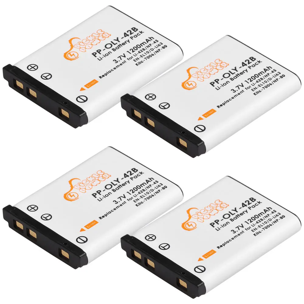 Аккумулятор Pickle Power Li-50B D LI92 для Olympus VR-340 1010 1020 1030SW Tough 6000 6020 8000 8010 MJU TG 610 620 630