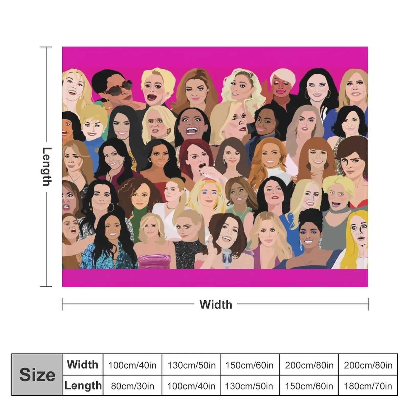 Реальные Домохозяйки монтаж (RHONY RHOBH RHOA RHONJ RHOP rспец RHOSLC RHOD VPR) плед одеяло для