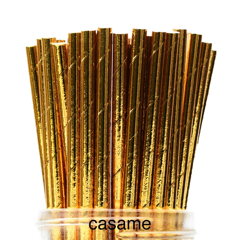 

Бумажные трубочки для напитков Casame 25 штук