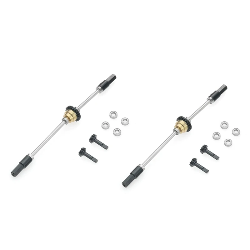 

2X Metal Drive Shaft Gear Bridge Axle Differential Kit For WPL C14 C24 C34 C44 B14 B16 B24 B36 1/16 RC Car Parts,Middle